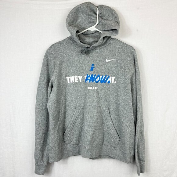 Nike Club Pullover Hoodie Women L Training Incline Running Layering They Know It - Picture 1 of 13